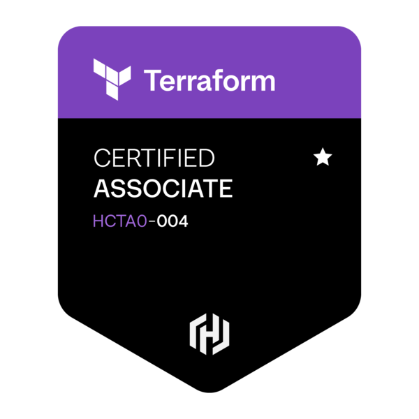 HashiCorp Certified: Terraform Associate &mdash; Offizielles Badge